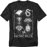 Harry Potter Horcrux Symbols Men's 18/1 Cotton Short-Sleeve T-Shirt